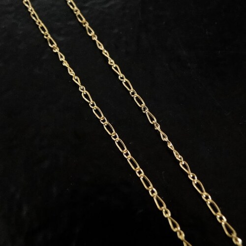3 Feet 14k Gold Filled Bar and Ring Chain by Foot Any - Etsy