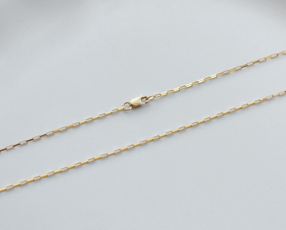 Box Chain Necklace 14K Yellow Gold-filled - Made in the USA Box Chain Necklace 14K Yellow Gold-filled - Made in the USA