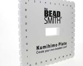 Kumihimo Plate 6 Inch Square, The Beadsmith, T500