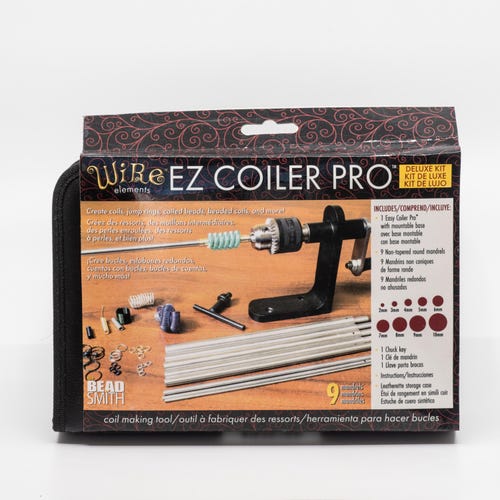 Ensemble de 9 mandrins EZ Coiler Pro Deluxe, The Beadsmith, fabriqué aux États-Unis, C