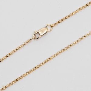 30 Inch 14K Gold Filled 1.4mm Rolo Chain With Lobster  Clasp - All Lengths Available, C22
