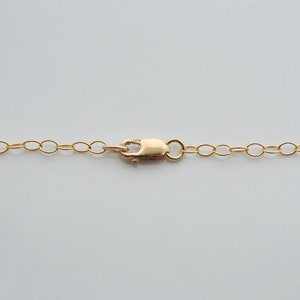 ELKE LENGTE 14 kt gold filled kabelketting van 3 x 2 mm, gemaakt in de VS, B4
