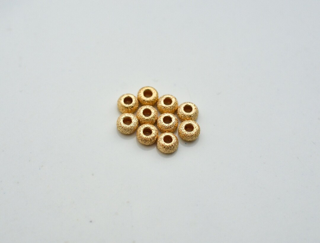 Ten - Gold Filled Stardust Roundels 3mm, GC85 - Etsy