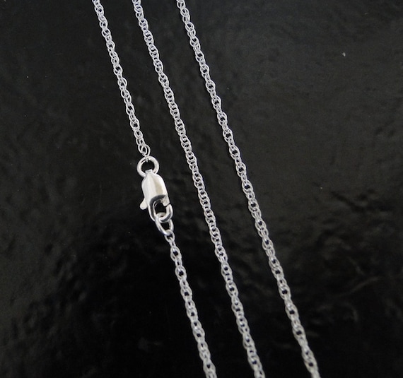 32 inch sterling on sale silver chain necklace