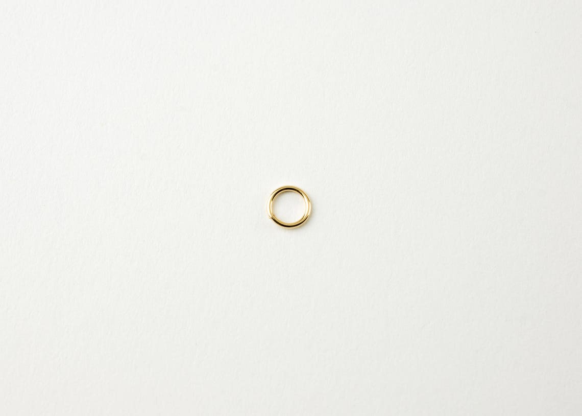50 Pack 14K Gold Filled 5mm Jump Rings – 20 Gauge Open, Made In USA GF13