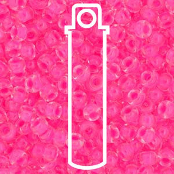 Miyuki 6/0 Round Beads Luminous Wild Strawberry 20 Grams, the