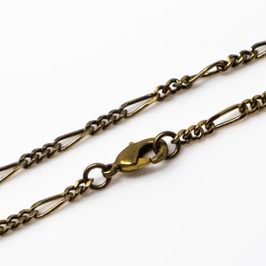 3' Antique Brass Chain : 3FK06