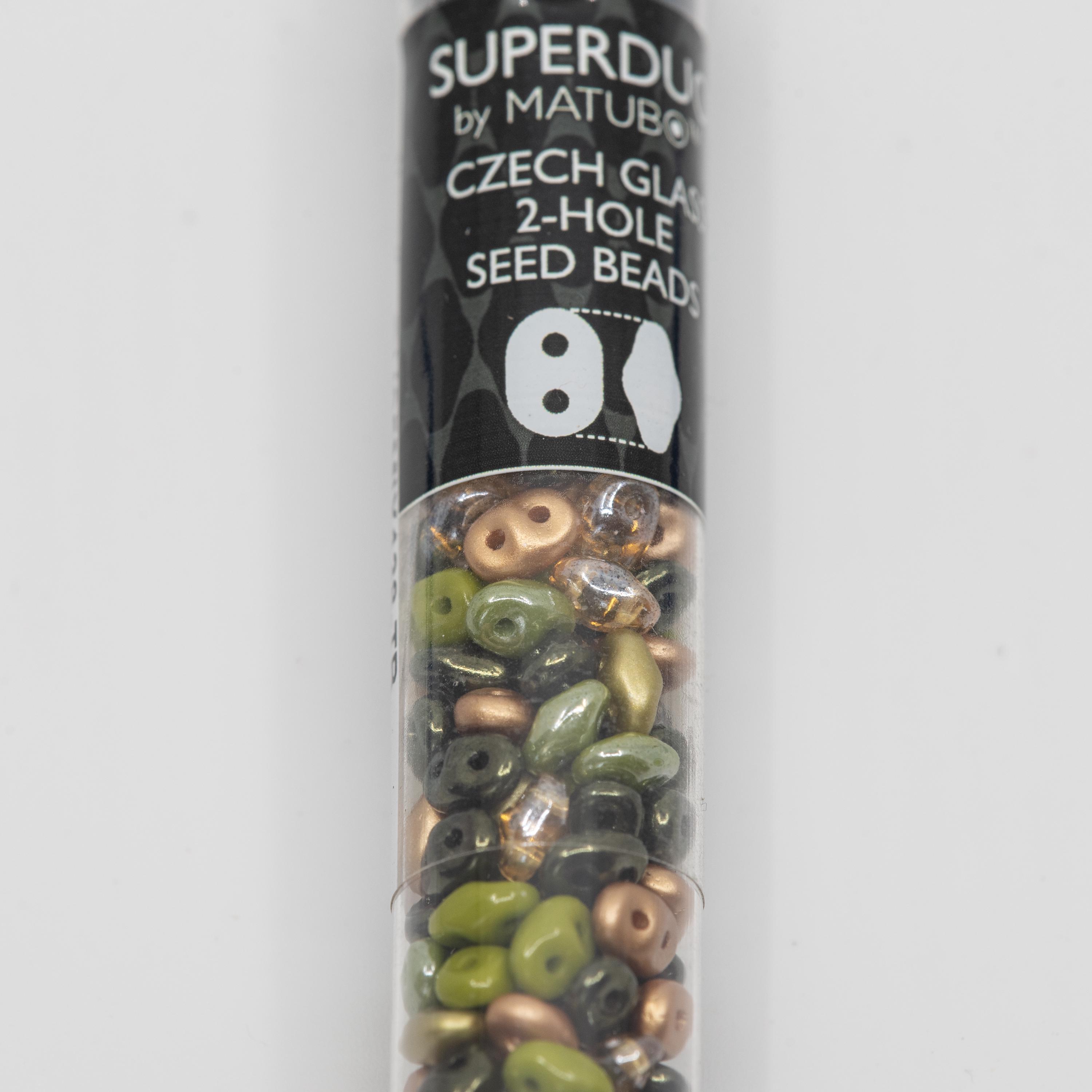 Rainforest Mix - SuperDuo, 2.5x5mm 22g Rainforest Mix - SuperDuo, 2.5x5mm 22g