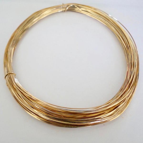 Gold Filled Square Soft Wire - 18, 20, 22, 24 gauge, Made in USA