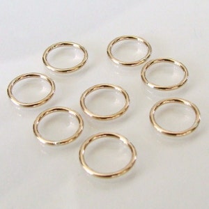 4 Pcs 10mm Circle Link, Closed Connector 14K Gold Filled, Made in USA, GF19