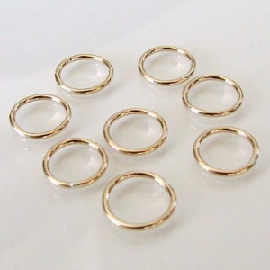 10mm Circle Link, Closed Connector 14K Gold Filled, Made in USA, GF19