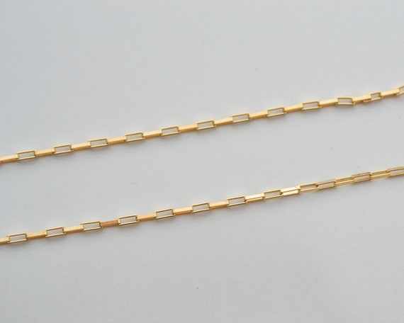 Box Chain Necklace 14K Yellow Gold-filled - Made in the USA Box Chain Necklace 14K Yellow Gold-filled - Made in the USA
