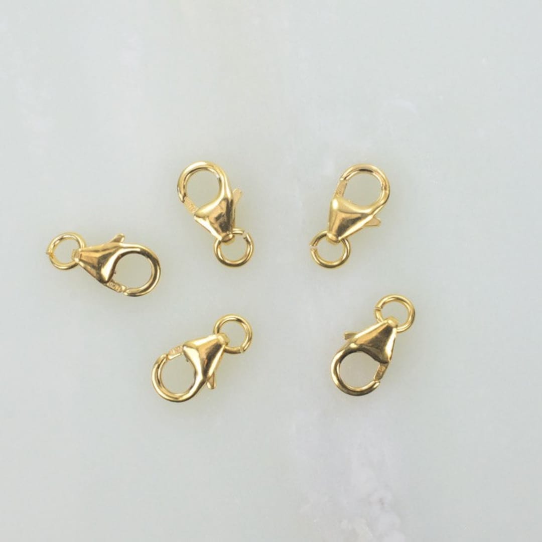 14K Gold Yellow 10.5x4.5mm Pear Shaped Swivel Trigger Lobster