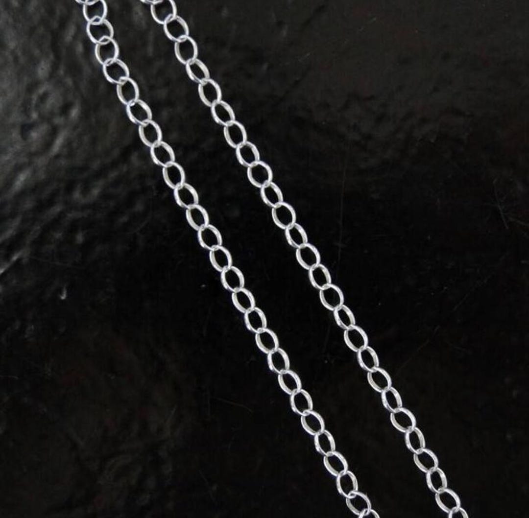 20インチ スターリングシルバー 3.6x3.1mm ベルチャーチェーン