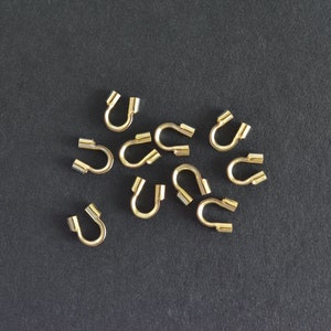14k gold filled draadbeschermer 5,5 mm met gat van 0,045 inch, GC72