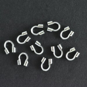 Sterling Silver Wire Guardian 5.5mm With .045 Inch Hole, SC83