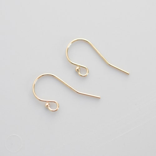 14K Gold Filled Earwires With 3mm Ball 17mm X 8mm 10 Pcs