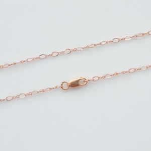 30 Inch 14K Rose Gold Filled Figure 8 Chain Necklace