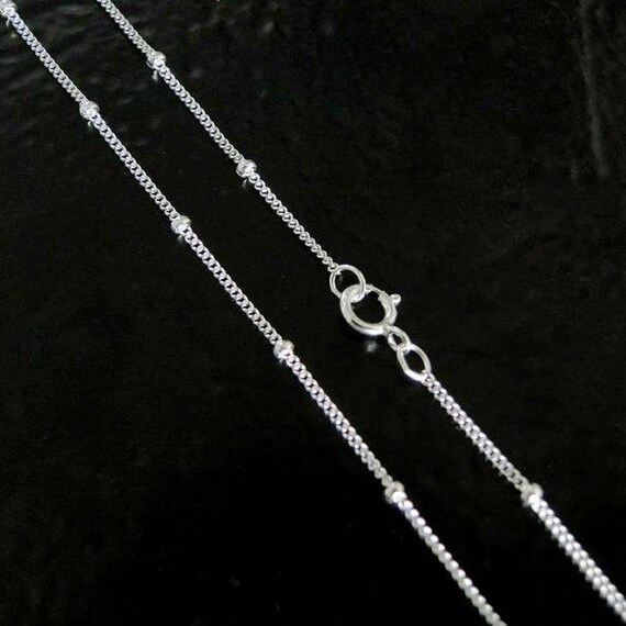 20 Inch Sterling Silver Satellite Chain 