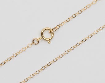 27 Inch - 14K Gold Filled Cable Chain Necklace - All Lengths Available, Made in USA/Italy, CG1