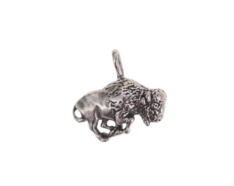 Bison Buffalo Brooch In Sterling Silver By Paxton Jewelry - Foto 3