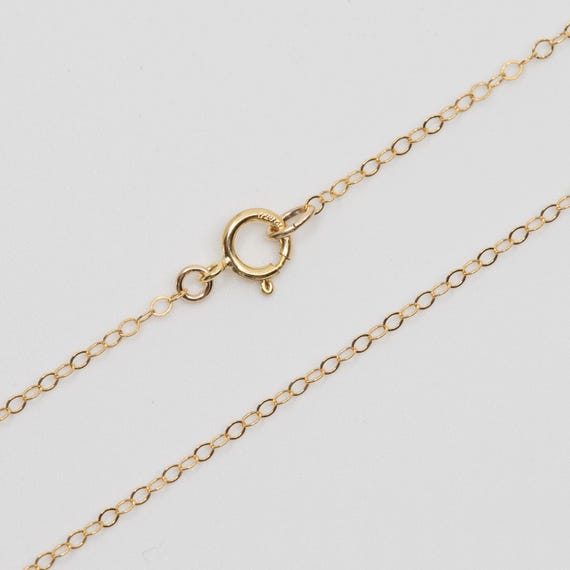 Cable Chain Necklace 14k Gold-filled - Made in the USA Cable Chain Necklace 14k Gold-filled - Made in the USA