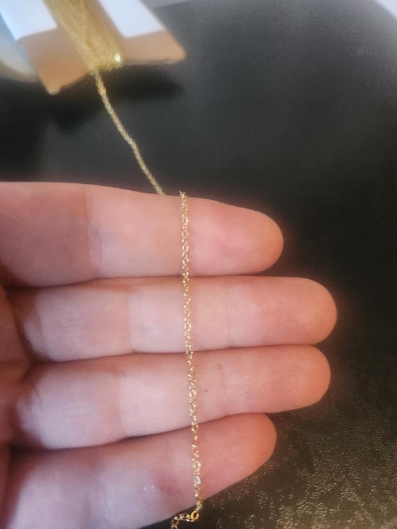 16 Inch 14K Gold Filled Flat Round Cable Chain Necklace Custom  Lengths Available, MADE in USA/ITALY, C4