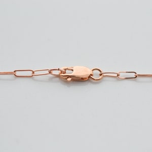 Any Length Rose Gold Filled Flat Drawn Cable 5.2x2mm Necklace - Custom Lengths Available, Made in USA, B5