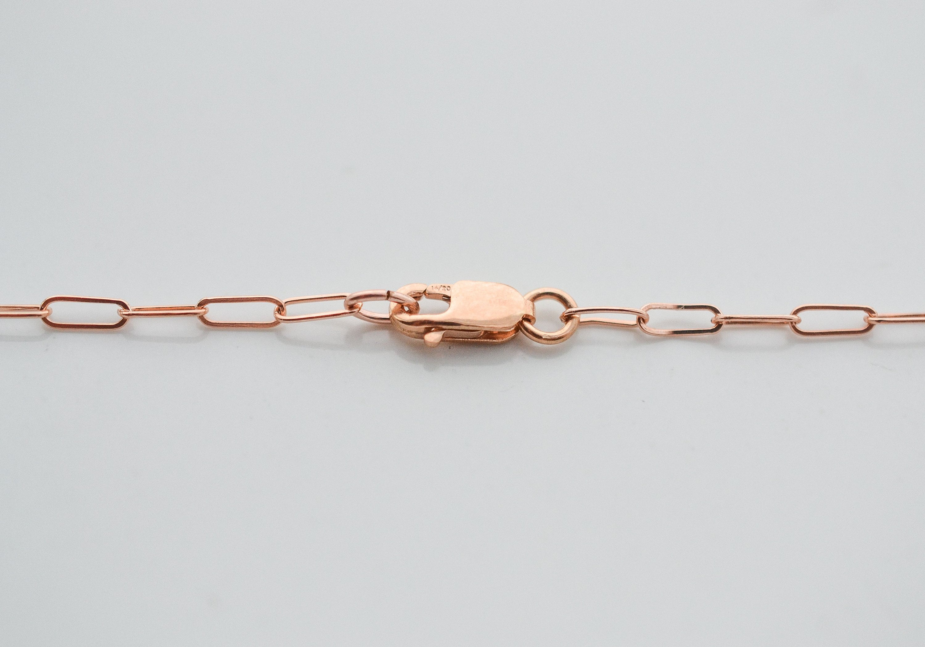 9ct Rose Gold Plated 2mm Belcher Rolo Chain Necklace 14 - 24 Inch by The Chain Hut