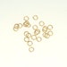 50pcs 14K Gold Filled 3mm 24ga Open Jump Rings, Made in USA, GF7 