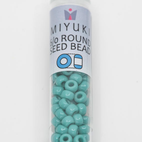 11-412F, Miyuki 22g Matte Green Turquoise 11-412F, Miyuki 22g Matte Green Turquoise
