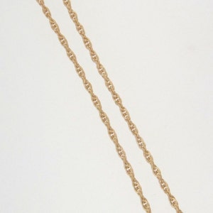 3 Feet - 14K Gold Filled 1.8mm Rope Chain, C25