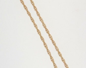 3 Feet - 14K Gold Filled 1.6mm Rope Chain, C25