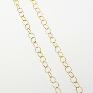 16 Inch Gold Filled Round Cable Chain Twisted 3.5mm With Lobster Clasp, C20