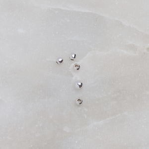 2mm .925 Sterling Silver Seamless Beads, SS29a