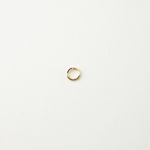 100pcs 14K Gold Filled 5mm Open Jump Rings 20 Gauge, Made in USA, GF13 image 2