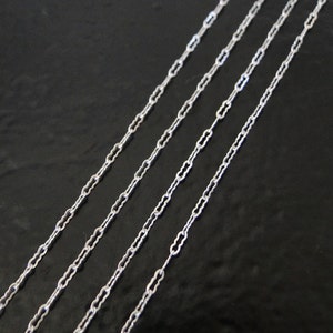 20 Inch - Sterling Silver Finished Fancy Krinkle Chain With Lobster Clasp - Custom Lengths Available, C50