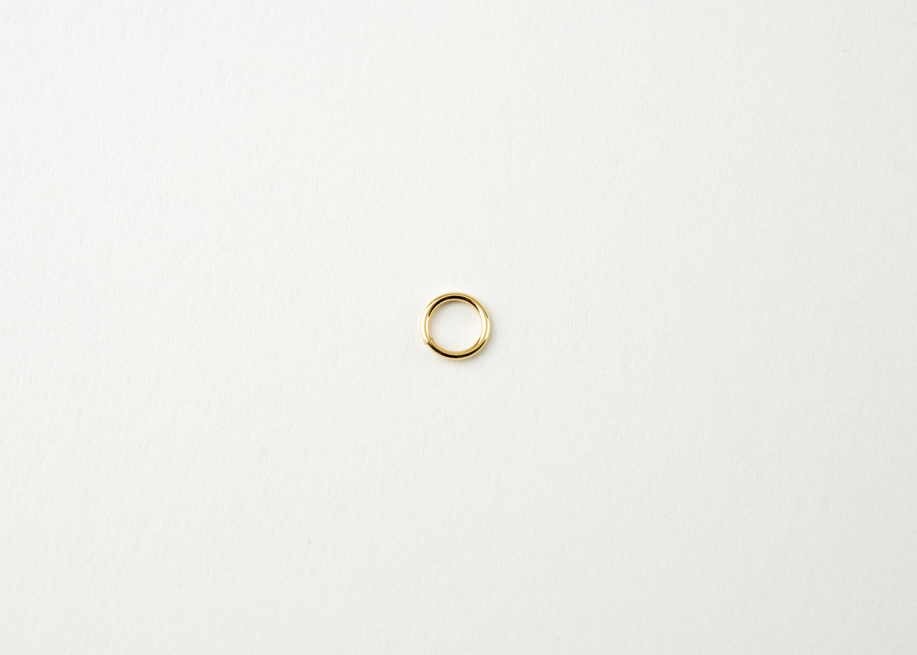 14k Rose Gold Filled 18ga 5.8mm Open Jump Rings 10pcs #7532-5