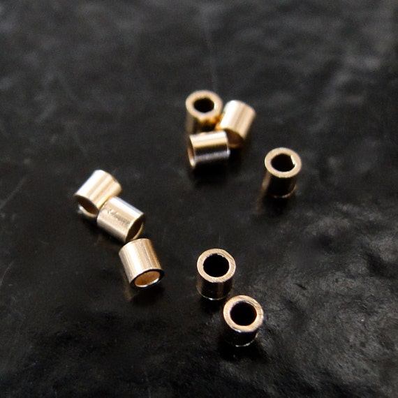Gold filled crimp best sale beads