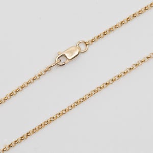 14 Inch 14K Gold Filled 1.4mm Rolo Chain With Lobster  Clasp - All Lengths Available, C22