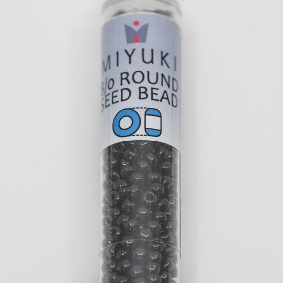 11-401FR, Miyuki 22g Matte Black AB 11-401FR, Miyuki 22g Matte Black AB