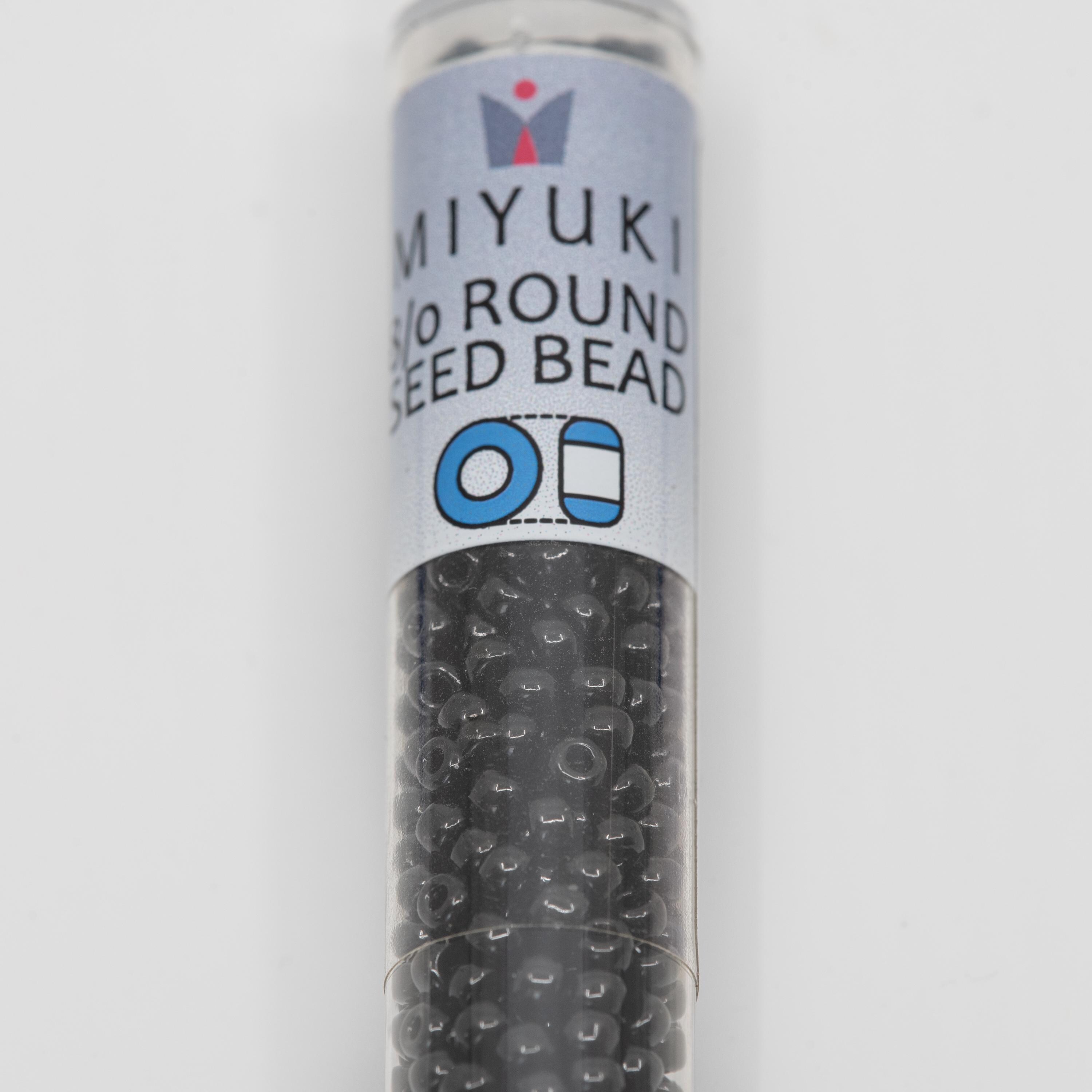 11-401FR, Miyuki 22g Matte Black AB 11-401FR, Miyuki 22g Matte Black AB