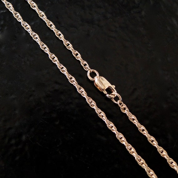 14k Solid Yellow Gold Popcorn Chain – 1.6mm, Made In Italy, Lobster Clasp – 16,18,20,24 Inch