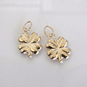 ONE - 14K Gold Filled 4-Leaf Clover Charm, GC34