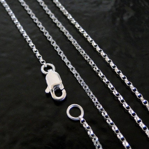 Sterling Silver Snake Chain 2.4mm Oxidized Finish 20-inch Length - Made in the USA Sterling Silver Snake Chain 2.4mm Oxidized Finish 20-inch Length - Made in the USA
