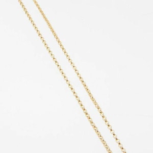 Any Length 14K Gold Filled 1.4mm Rolo Necklace With Lobster Clasp, C22