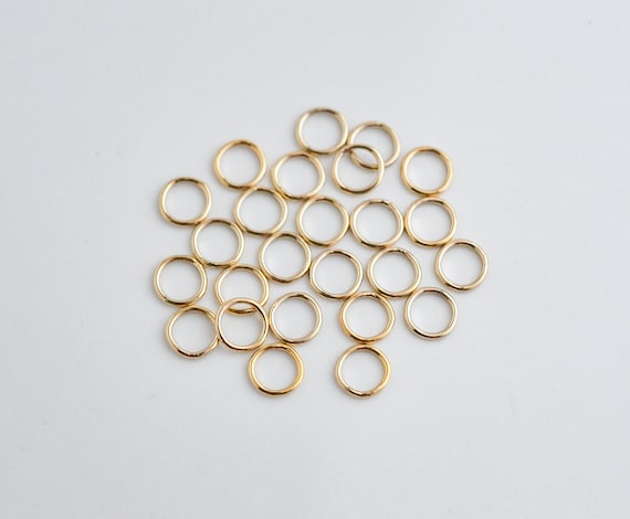 Buy 100 Pcs 14K Gold Filled 6mm CLOSED Jump Rings Made