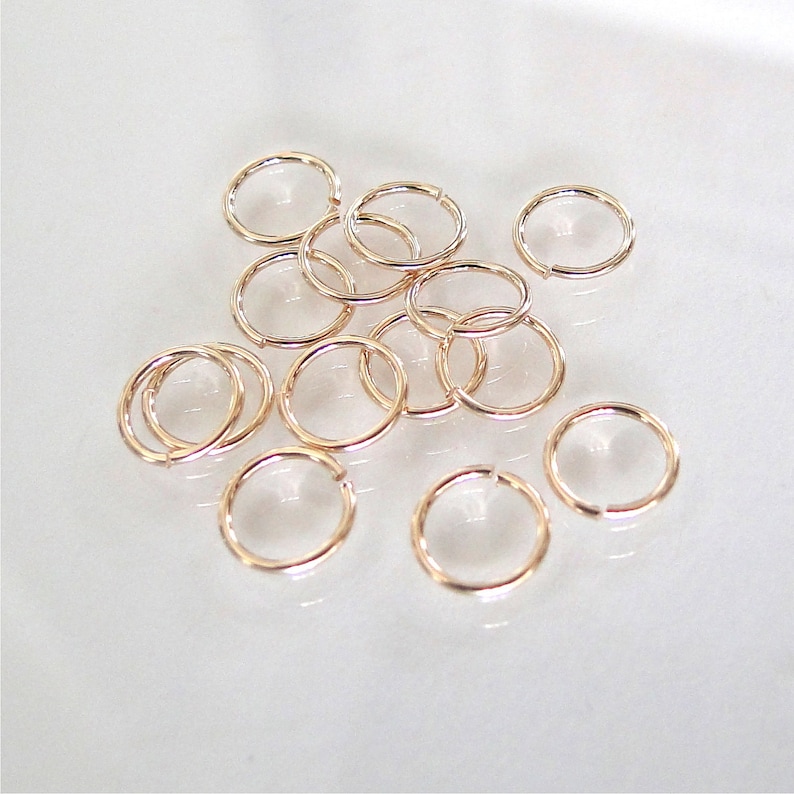7mm 18gauge 25pcs BRASS Silver Plated Open Jump Rings Findings Earring Necklace