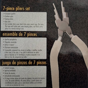 7 Pliers Set Ergo With Cushion Grip Handles, The BeadSmith