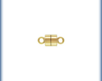 14K Gold Filled Magnetic Clasp 4mm, Made in USA, D